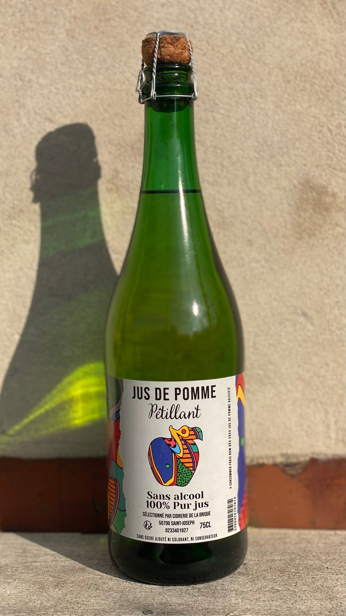 Cider - Petillant - Alkoholfri Cider - 75cl