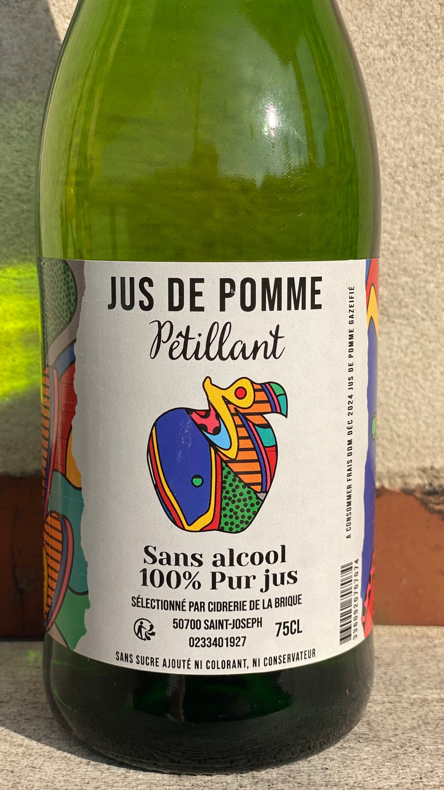 Cider - Petillant - Alkoholfri Cider - 75cl