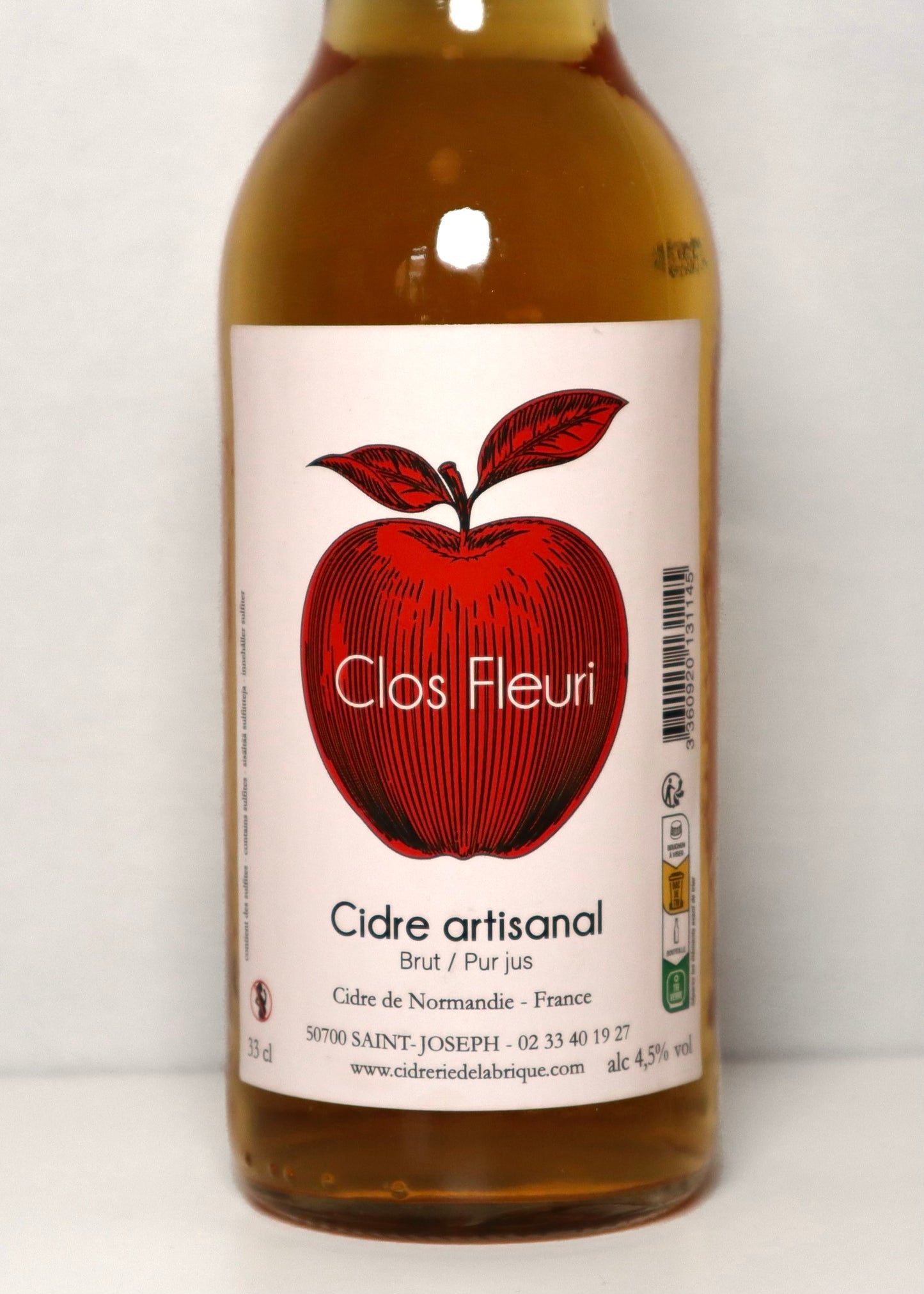 Cider - Clous Fleuri - Normand IGP cider - Tør 33cl