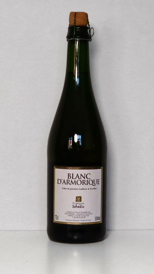 Cider - Blanc d’Armorique - Cidre Artisanal - Tør 75cl